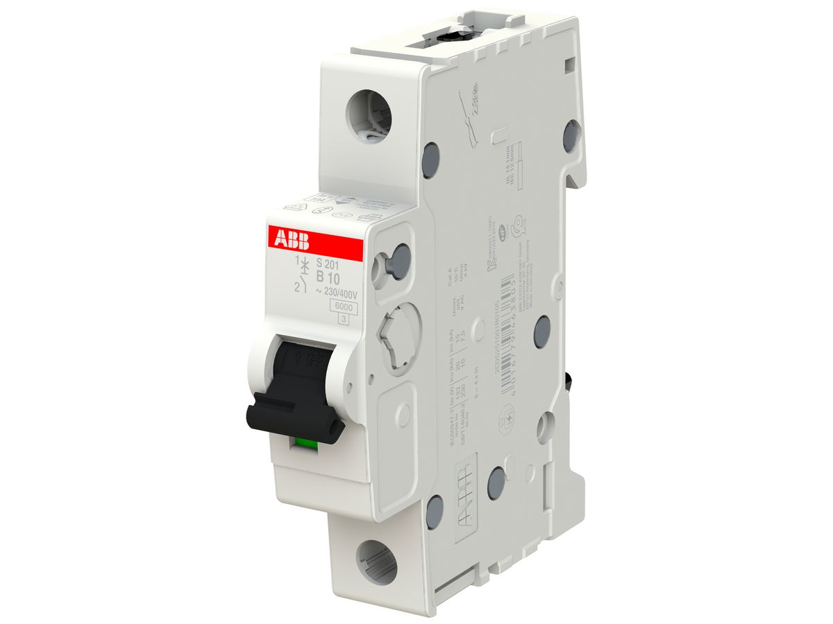 Leitungsschutzschalter ABB S201-B10 10A B 6kA