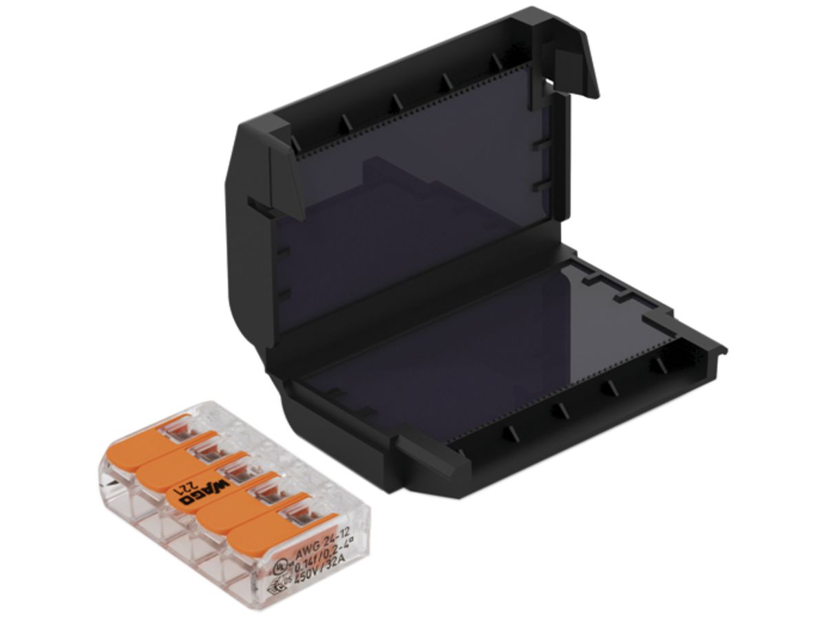 Verbindungsmuffe Cellpack EASY-PROTECT 215, 33.6×45.9×17.8mm, mit Klemmen
