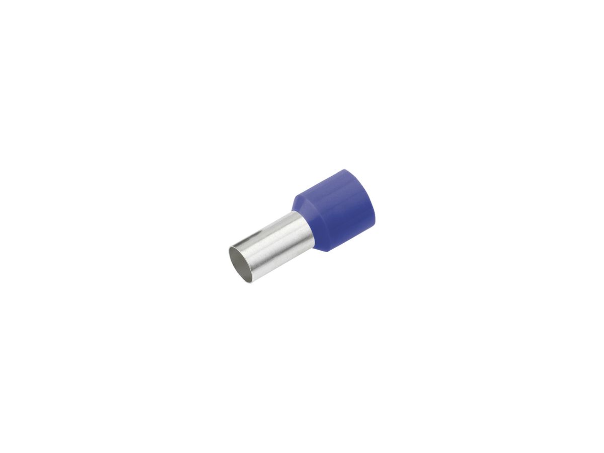Aderendhülse Cimco 2.5mm² 8×14mm Kupfer PP blau