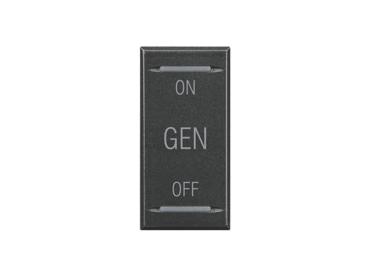 Wippe Axolute für 1 Modul anthrazit ON-GEN-OFF