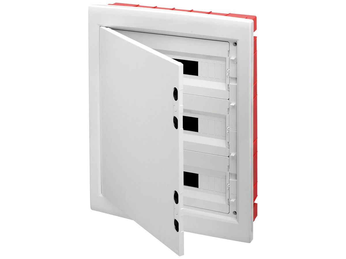 UP-Kleinverteiler Gewiss 40 CDI 3-reihig 18TE Tür IP40 465×680×120mm