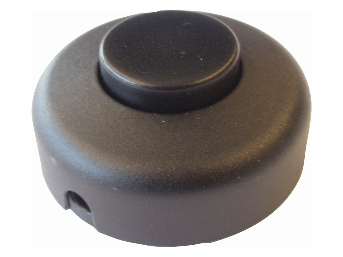 Fussschalter 2A 250V schwarz/schwarz