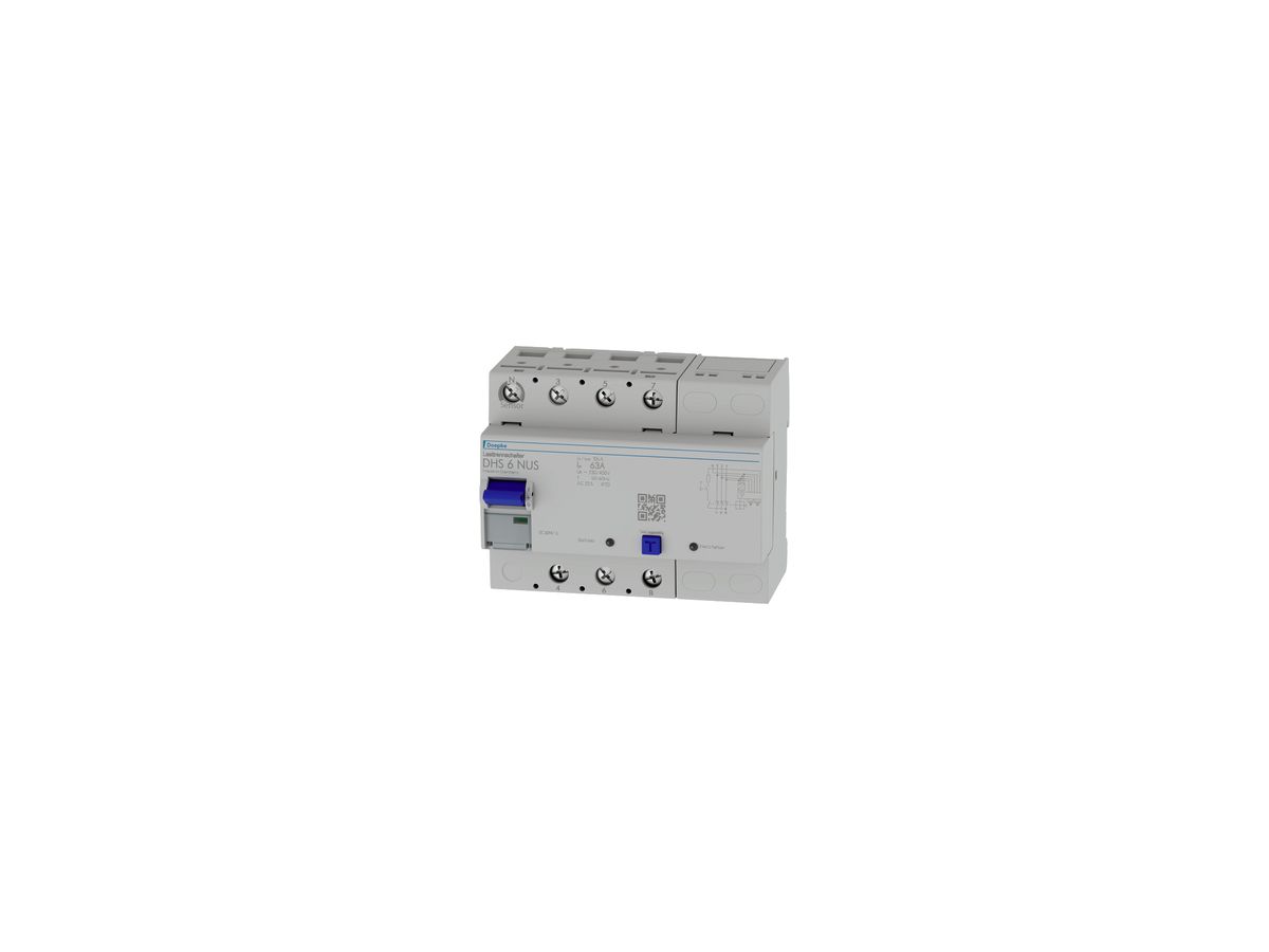 REG-Lasttrennschalter DOEPKE DHS 6 4P 63A 400V IP20 6TE blau