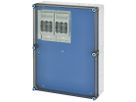 NH-Gehäuse Hensel Mi 2×3×NH00, mit Sammelschiene, 250A,5-polig