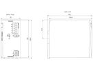 Stromversorgung Siemens SITOP, IN: 120…230VAC (120…240VDC), OUT: 24VDC/20A