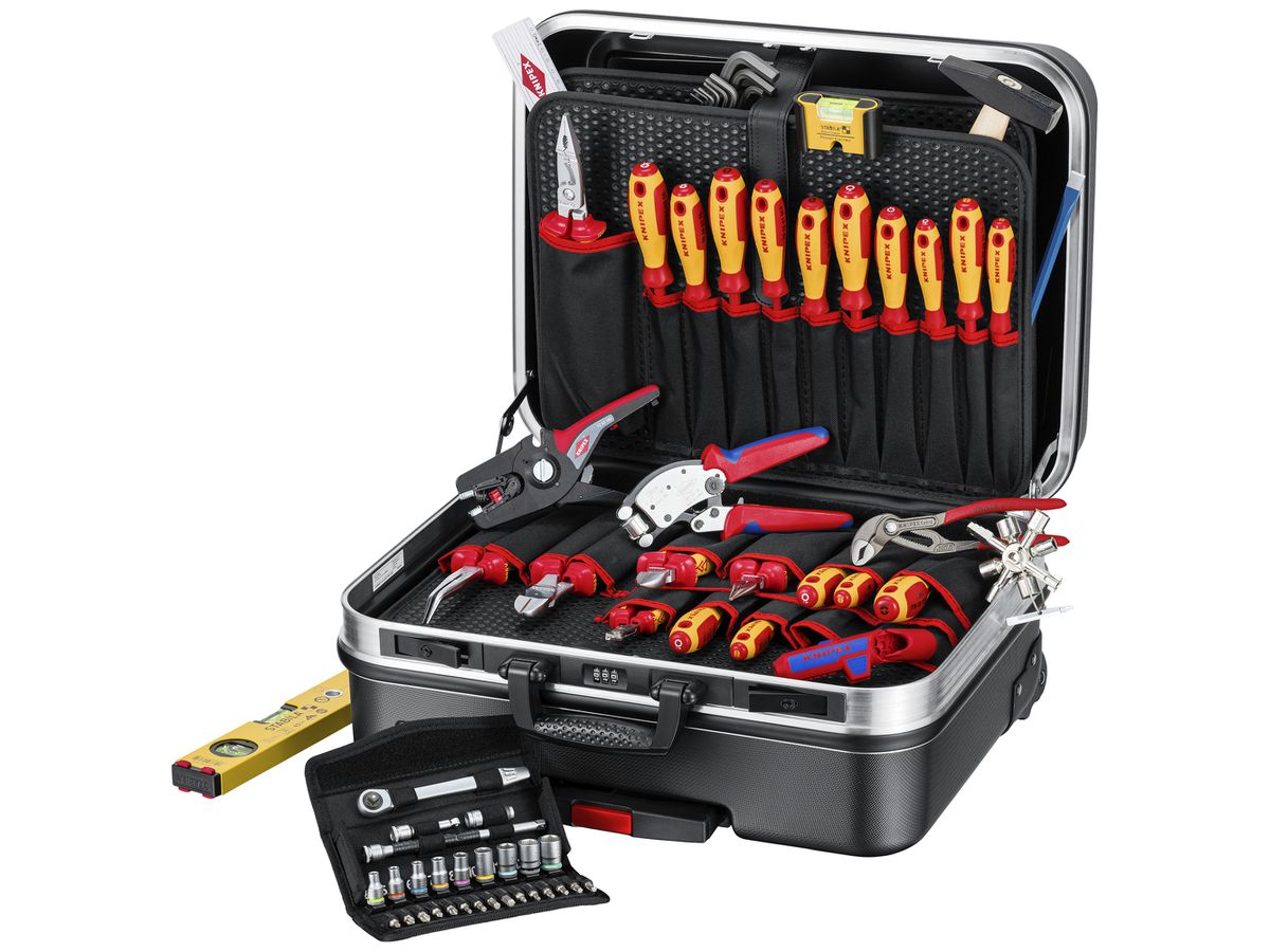 Werkzeugkoffer KNIPEX "BIG Basic Move" ElektroPlus 68-teilig