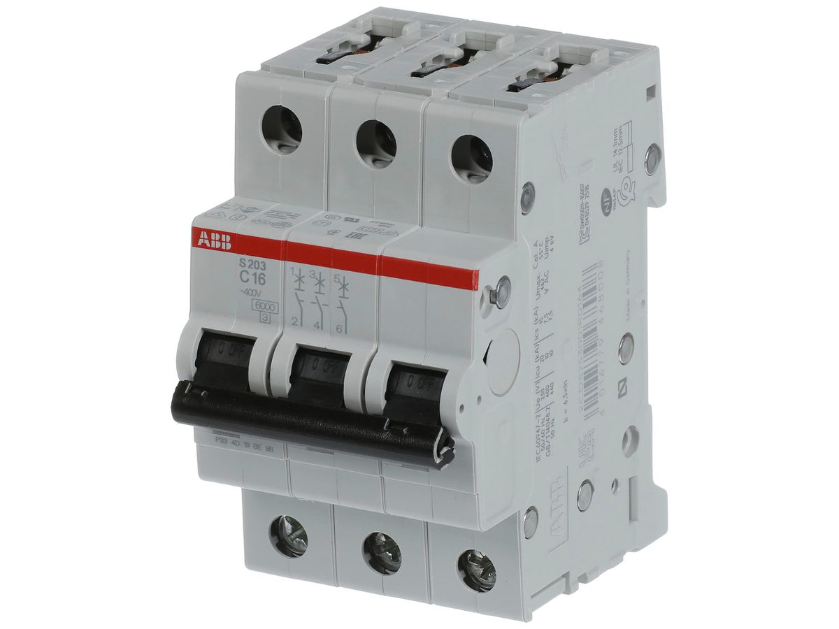 Leitungsschutzschalter ABB S203-C16 16A C 6kA