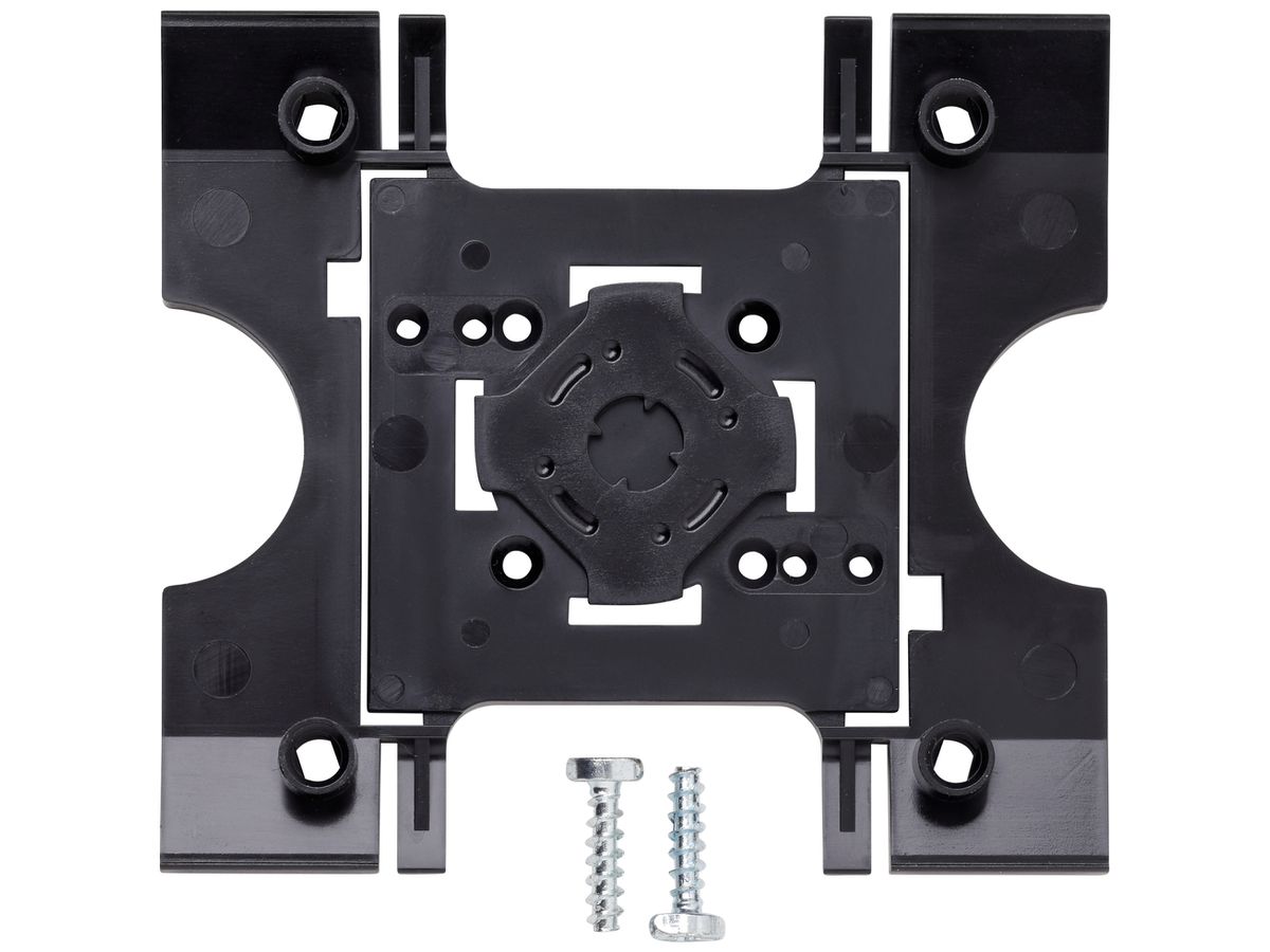 Montageadapter Siedle 1× 99×90×12mm schwarz