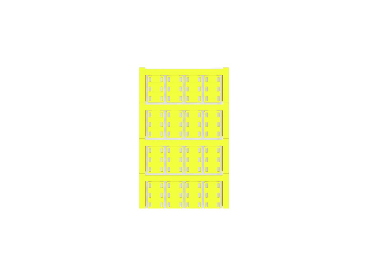 Kabelmarkierer Weidmüller MultiCard VT SFX für Ø7…40mm 23×14mm PA66 gelb