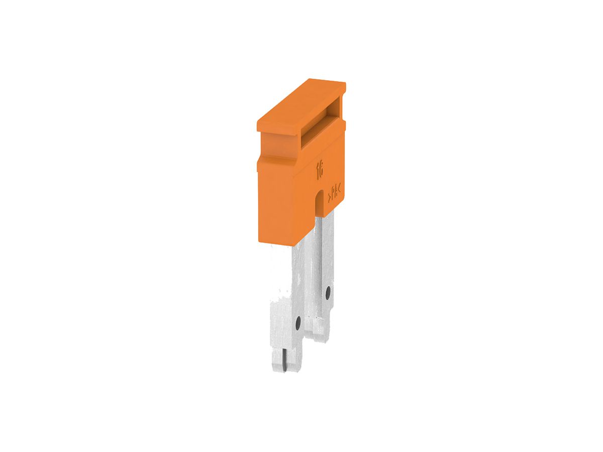Querverbinder WM ZQV 16N/2 2 76A 400V Isoliert orange