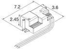 Bewegungssensor SLV BATTEN FLAT IP44 Hochfrequenz weiss
