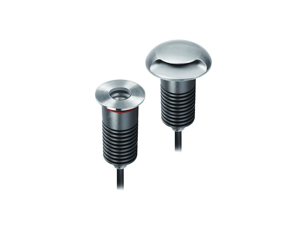 EB-LED-Bodenleuchte STORMY 12VDC 3W 130lm 2700K IP67 schwarz