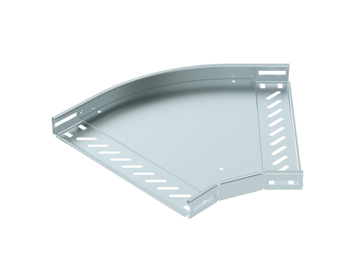 Bogen BET RB 45° 35×300mm Stahl bandverzinkt