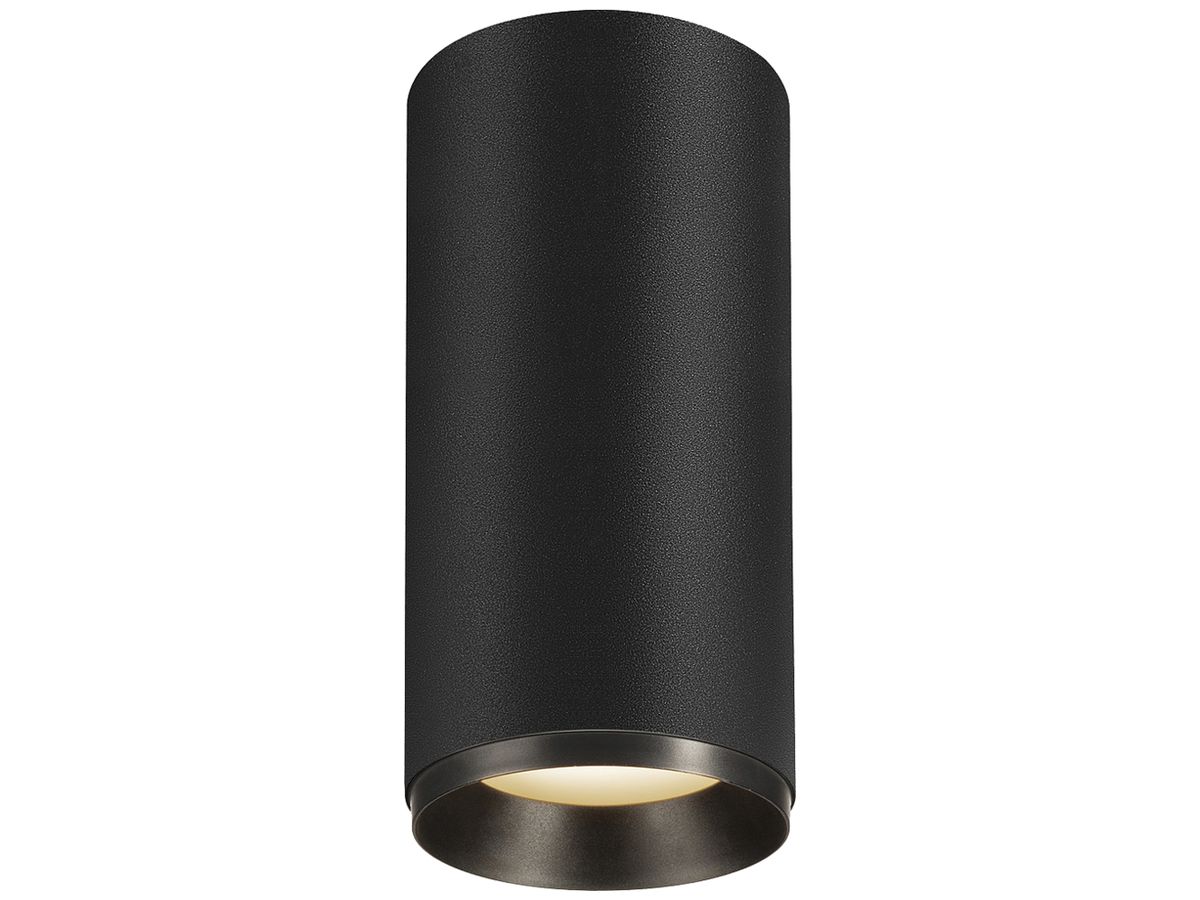 LED-Deckenleuchte SLV NUMINOS L DALI 28W 2400lm 3000K 60° Ø100×213mm schwarz