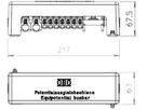 AP-Potentialausgleichskasten Bettermann 1801 VDE grau