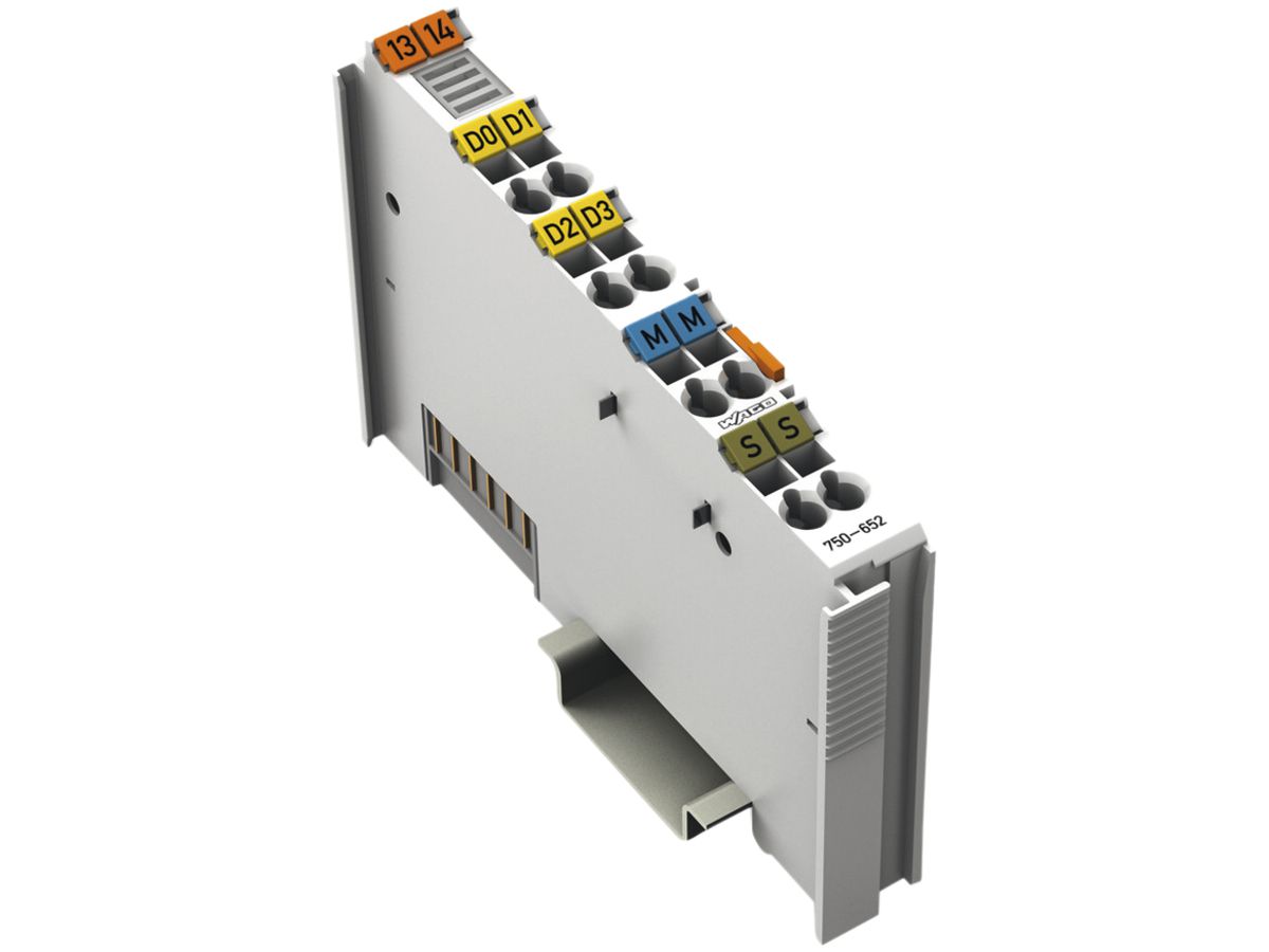 REG Schnittstellenmodul WAGO seriell für RS-485/RS-422/RS-232