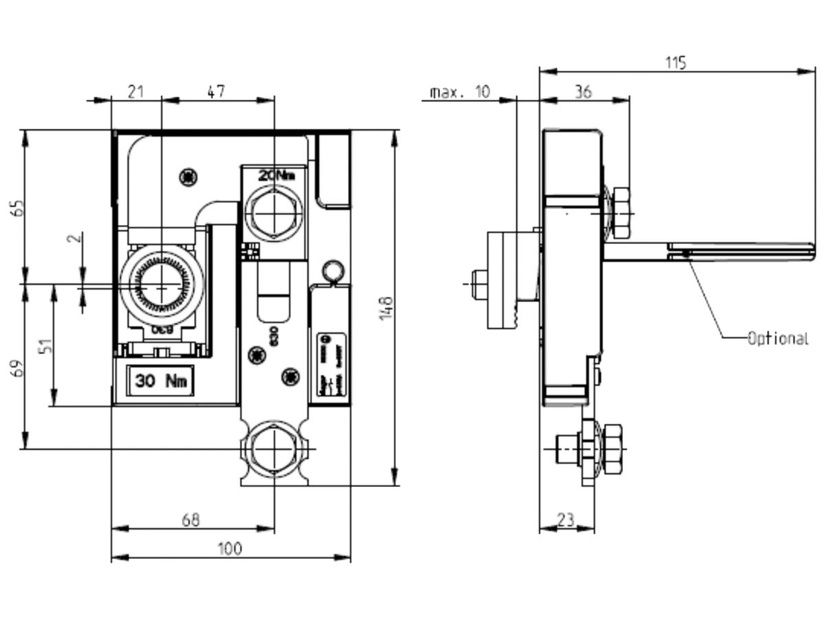 Neutralleitertrenner Weber 630A weber.vertigroup DIN2/3 Stromschiene mit Klemme
