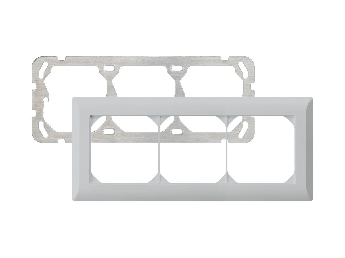 UP-Kopfzeile kallysto.line 1×3 hellgrau horizontal