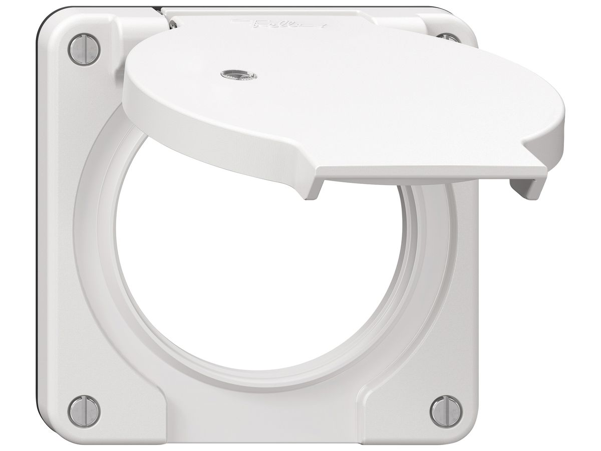 Deckel NEVO SNAPFIX® Ø60mm 3×Steckdose ws IP21