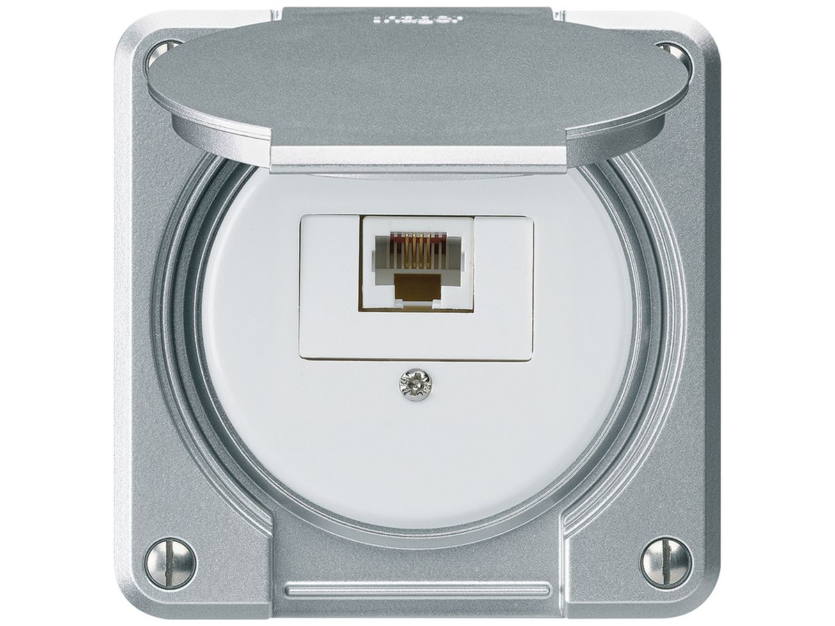 UP-Anschlussdose robusto IP55 aluminium 1×RJ45/u