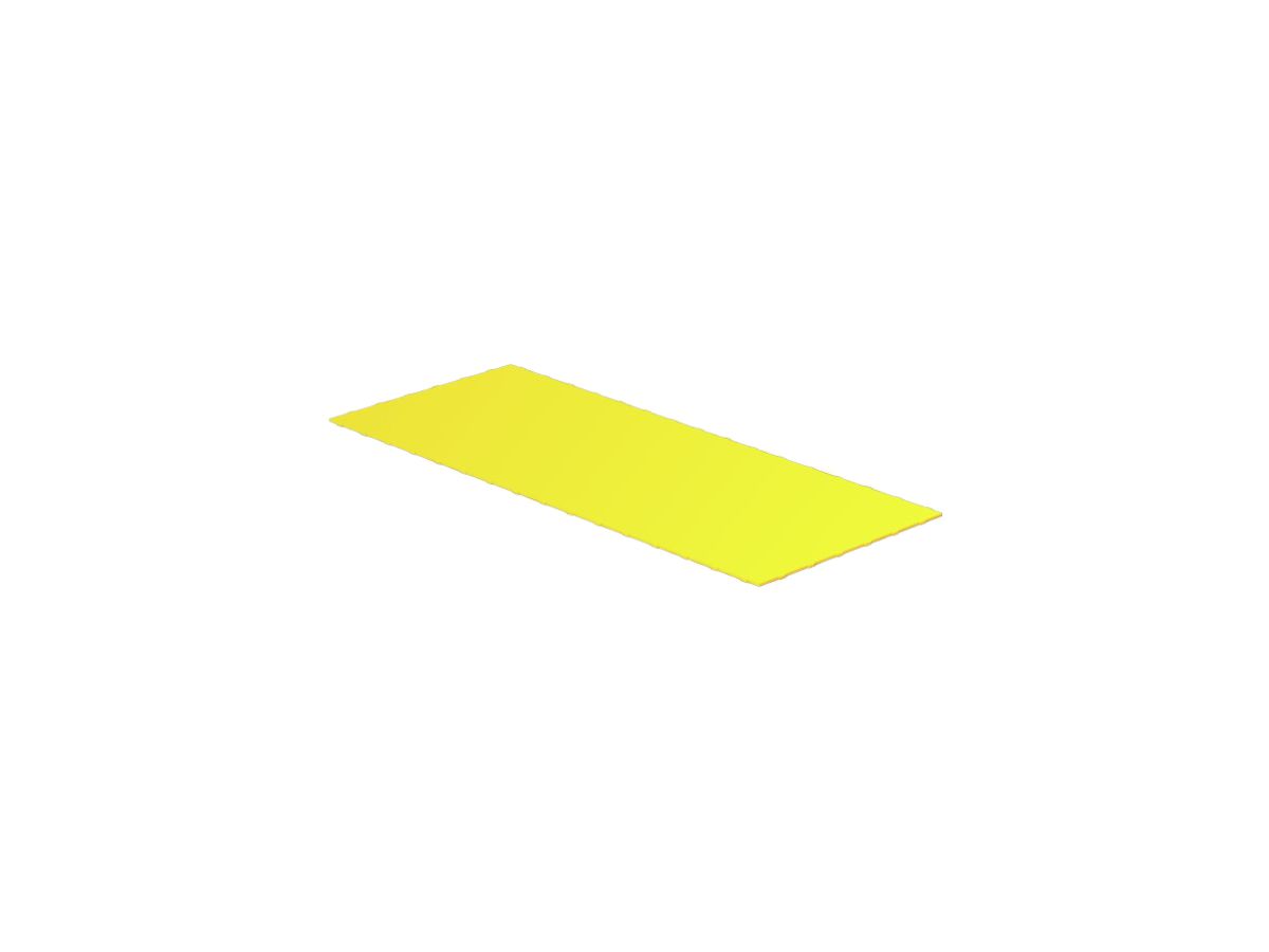 Einsteckschild Weidmüller ESO 5 P DIN A4 40×16.5mm Polyester gelb