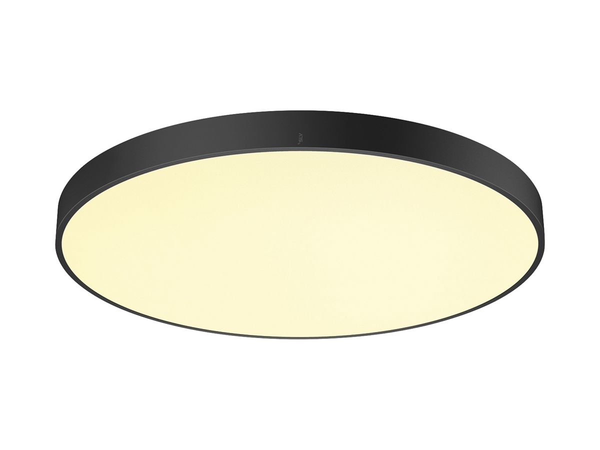 LED-Deckenleuchte SLV MEDO PRO 90 75W 9700lm 930/940 IP50 DALI Ø900mm schwarz