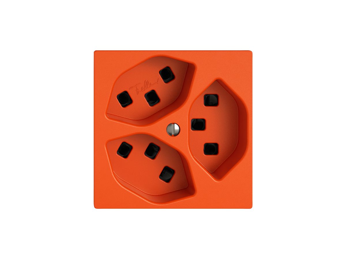 Steckdose EDIZIO.liv SNAPFIX® 3×T23 or