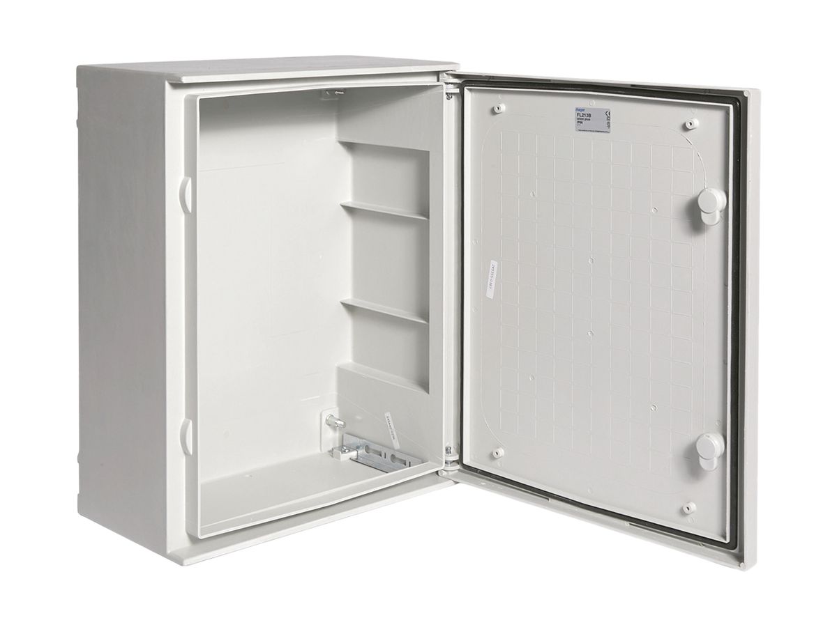 AP-Verteiler Hager Orion.Plus Polyester 400×500×200mm IP65 SKII hellgrau