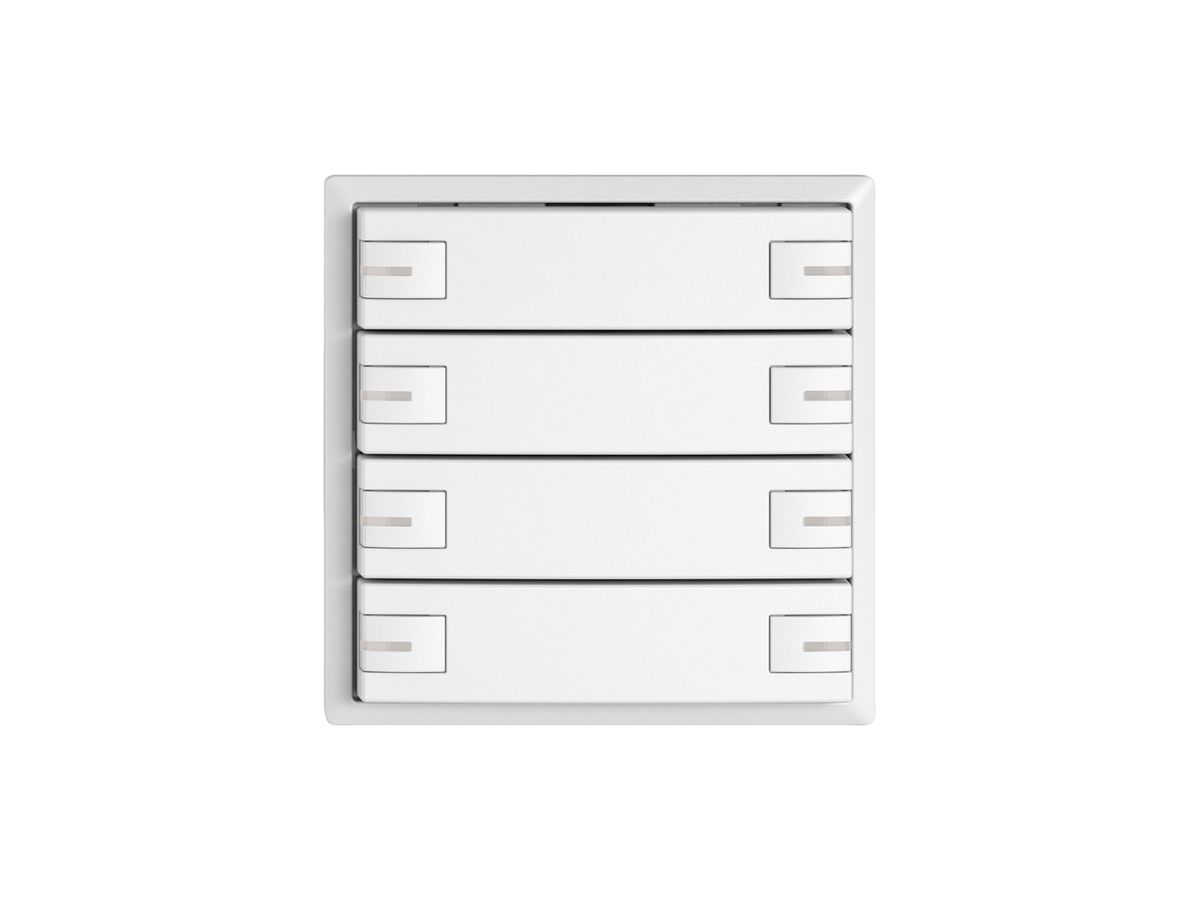 KNX-Taster RGB EDIZIO.liv SNAPFIX® Temperaturfüh.RGB-LED 8×T 1-Tbed.ws