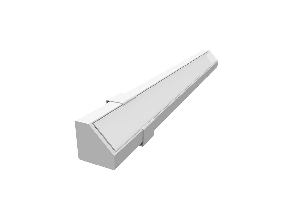 AP-Profil SLV GRAZIA 10 EDGE 2000×19.5×19.5mm Aluminium weiss