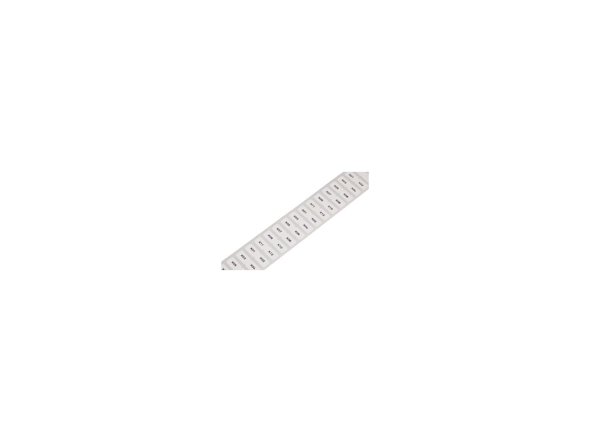 Etikettenrolle WAGO 9×15mm gelb 3000 Stk./Rolle, unbedruckt