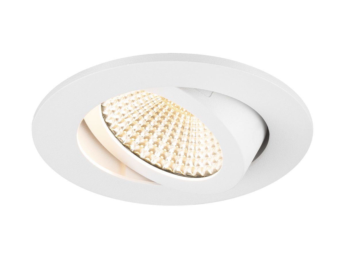 LED-Downlight SLV NEW TRIA UNIVERSAL 68 8.6W 540lm 925/Ø930/940 60° DIM Ø82 ws