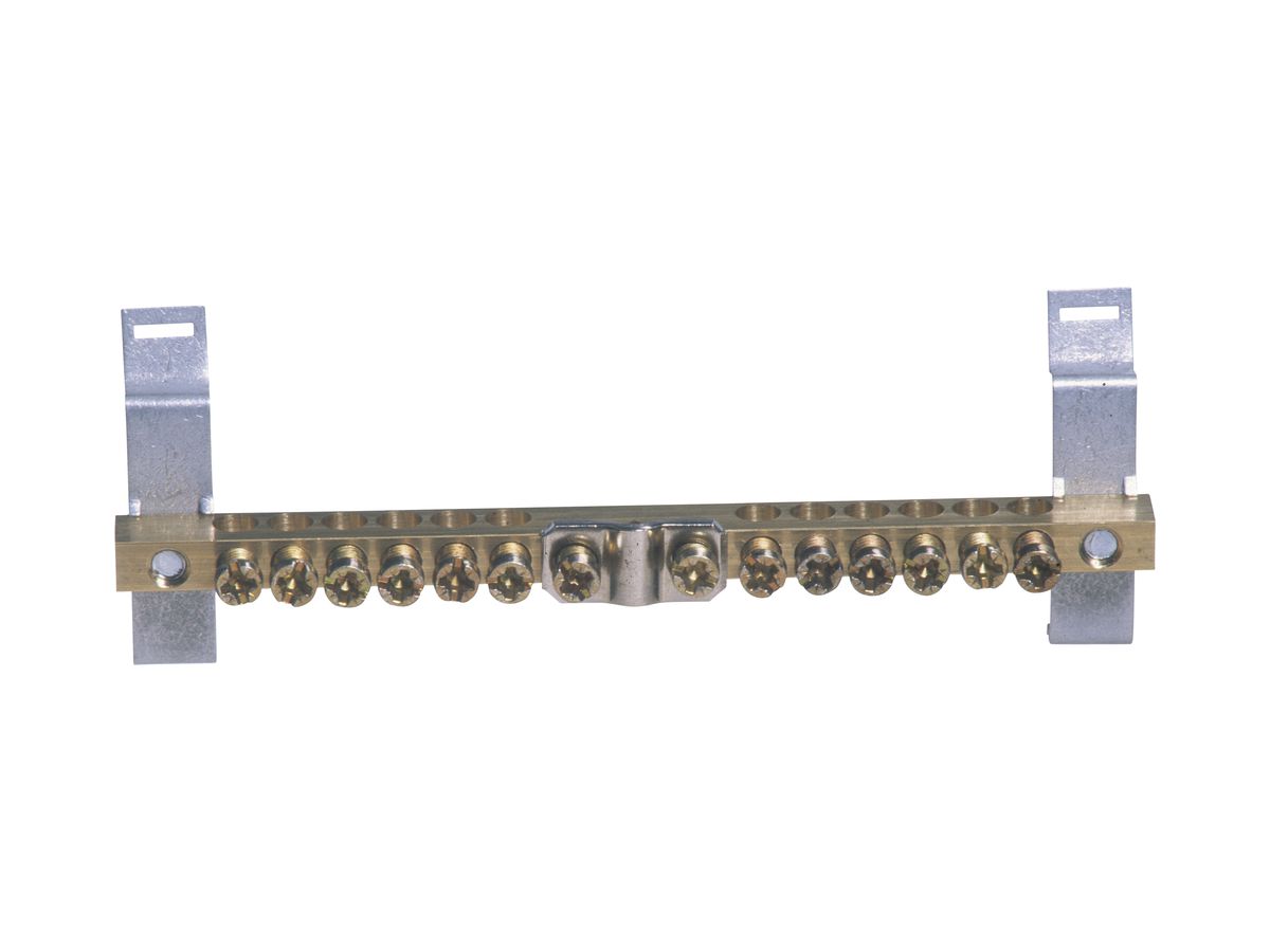 Erdklemme Trielec 6…35mm² Schraub-/Klammeranschluss 12P für TH35