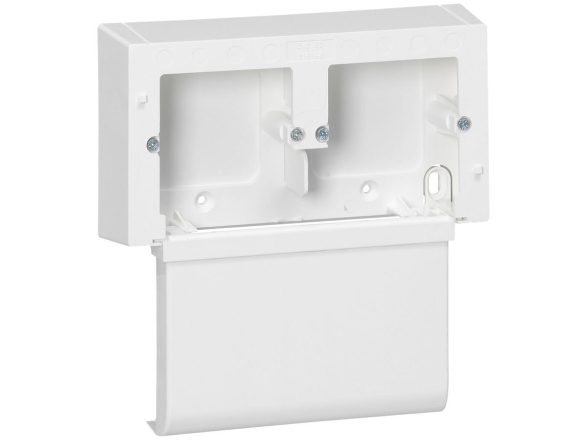 AP-Rahmen DLPlus 1×2 weiss