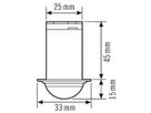 EB-Präsenzmelder ESYLUX PD-C 360i/8 mini-3m, opal matt