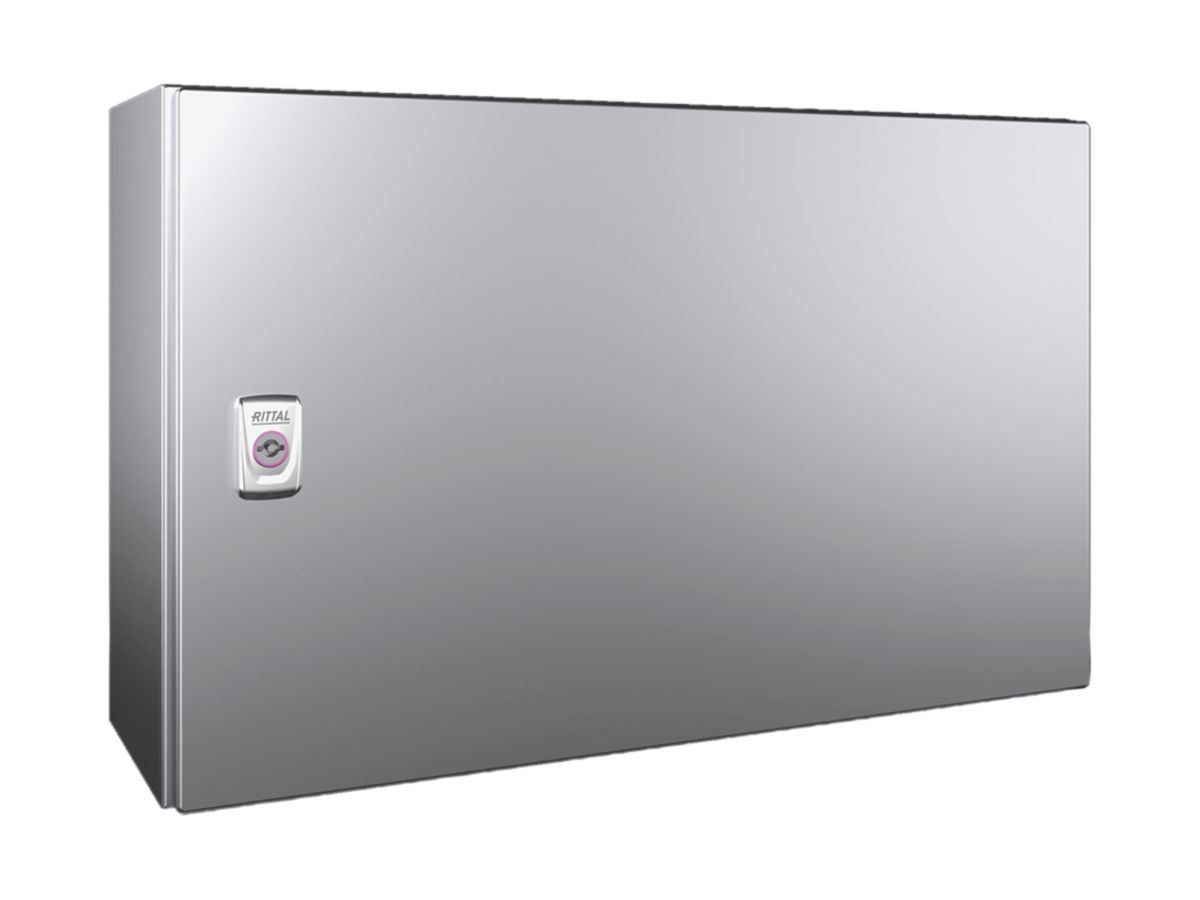 Kompakt-Schaltschrank Rittal AX, 1-türig, IP66, 600×380×210mm, Edelstahl V2A