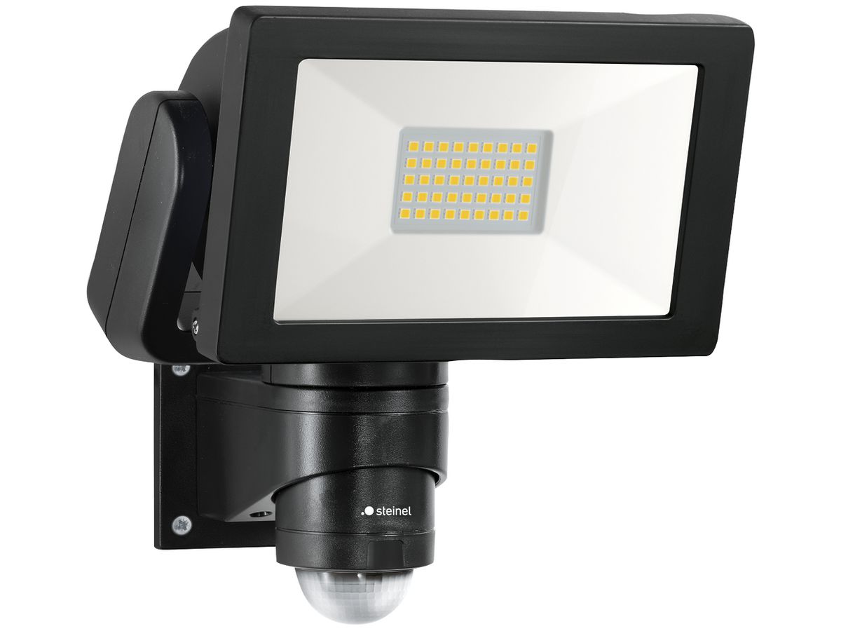 LED-Sensorstrahler Steinel LS 300 PIR 30.6W 3120lm 4000K IP44 schwarz