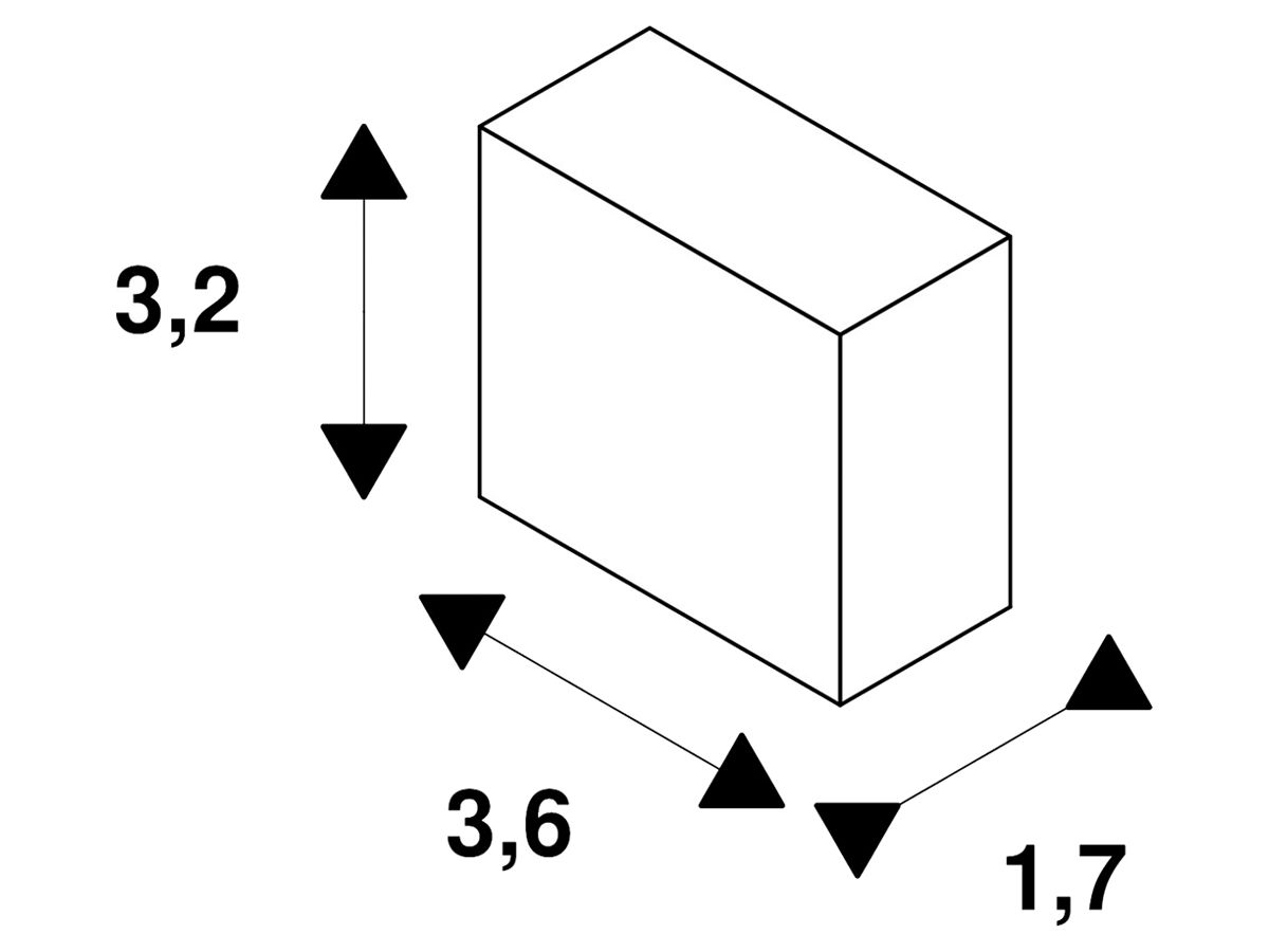 Endkappe SLV für AP-Stromschiene EUTRAC 3-phasig, weiss