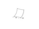 Deckel Niedax zu Innenbogen 150×80mm