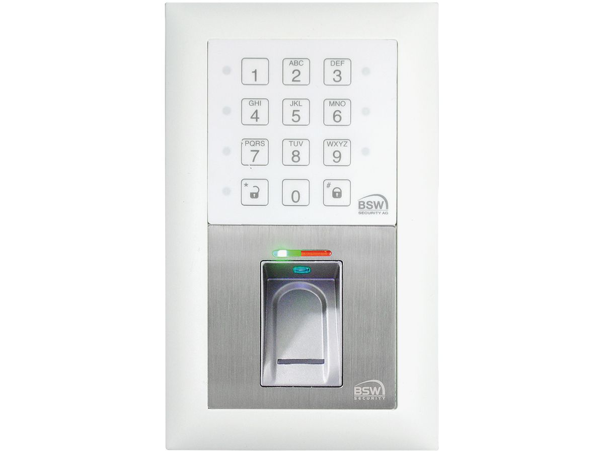 UP-Codetastatur und Fingerleser BSW BK21-CTL12-FL02, proX (EM 4102/01), weiss