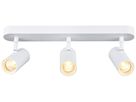 LED-Spot SLV NOBLO 22W 1360lm 920…930 DIM 400×105×127mm weiss 3×Spot
