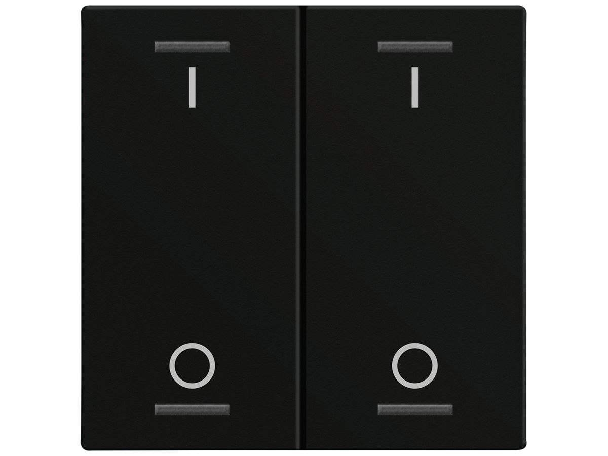 Wippe MDT BE-TAL60W216.B1 1T/4B f.Sensortasten schwarz matt "I/O"