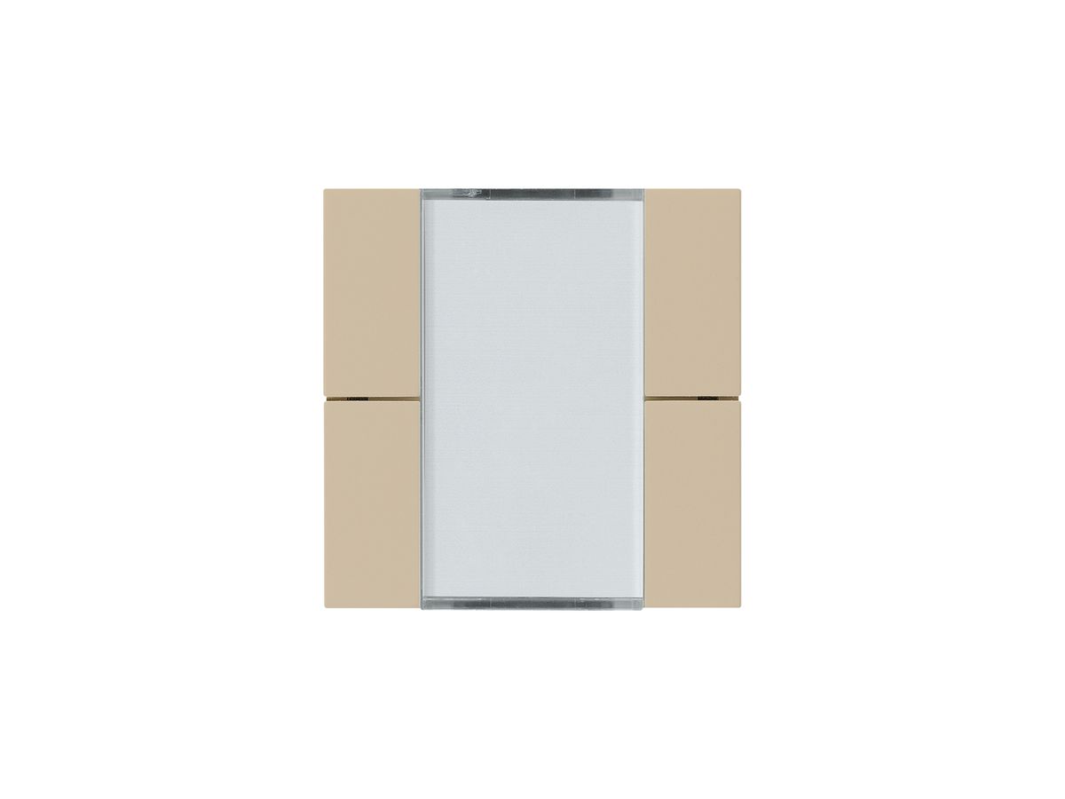 Frontset Hager kallysto 4×KNX systemlink/easylink beige
