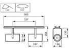 LED-Spot Philips ST321Y für CoreLine, 62W, 930, 7700lm, 24° weiss