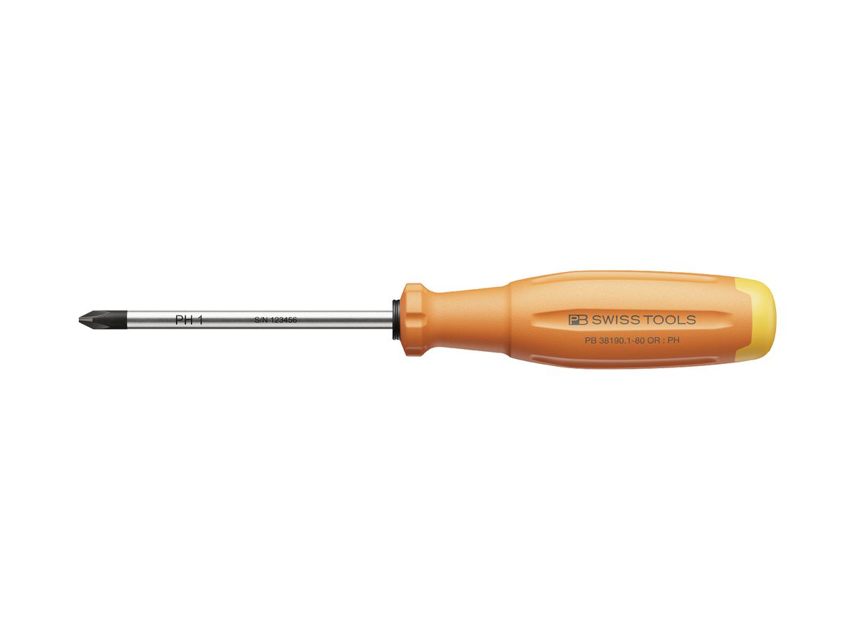 Schraubenzieher PH PB SwissGrip Evo Gr.1 80mm