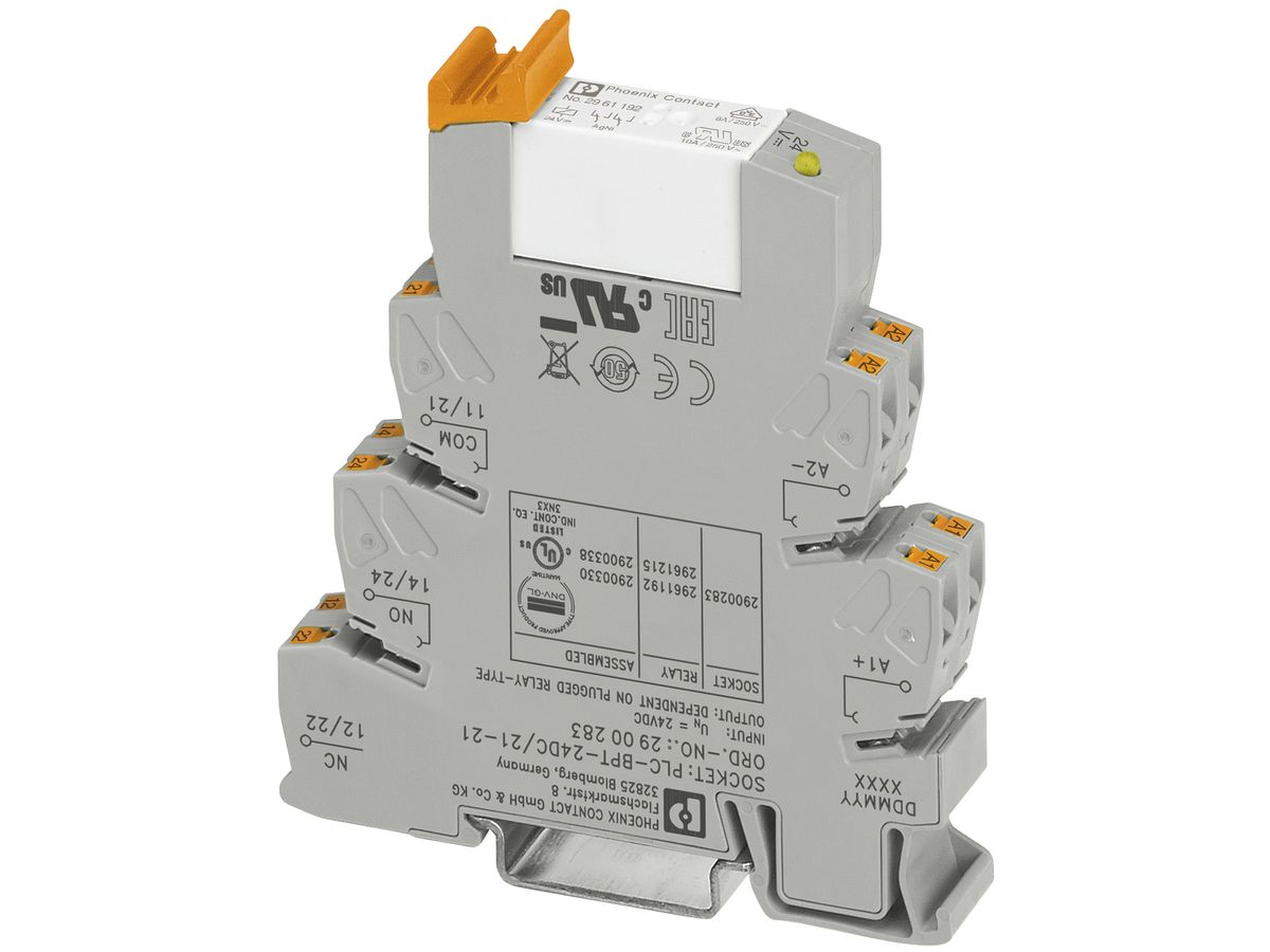Relaismodul Phoenix Contact PLC-INTERFACE PLC-RPT- 24DC/21-21
