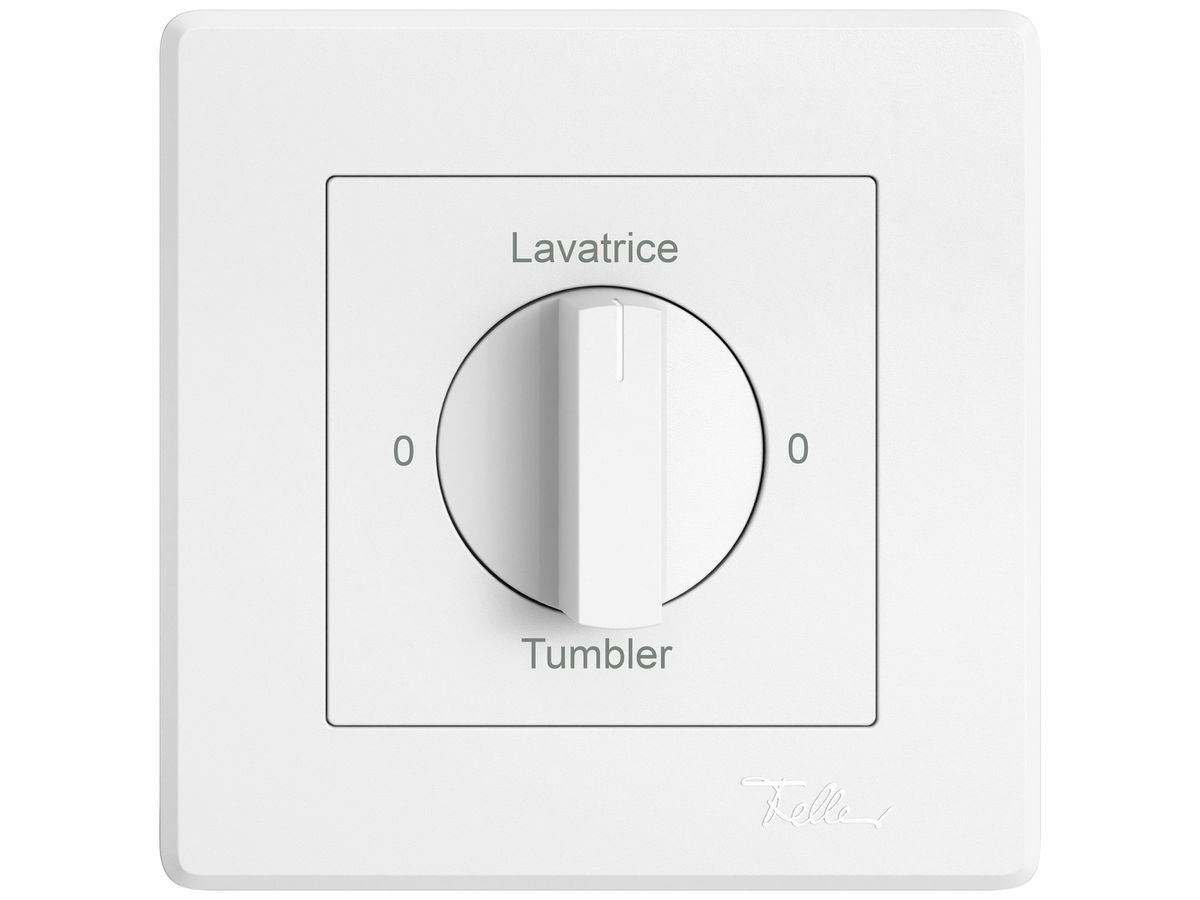 UP-Montageset EDIZIO.liv SNAPFIX® f.Drehschalter m.Griff 0-Lavat.-0-Asciug.ws