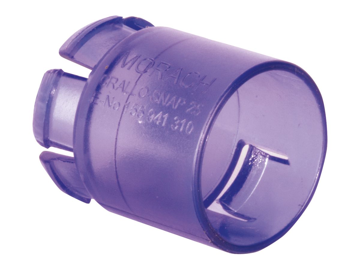 Anschlussadapter MT M25 Crallo-Snap 1…5mm transparent-violett
