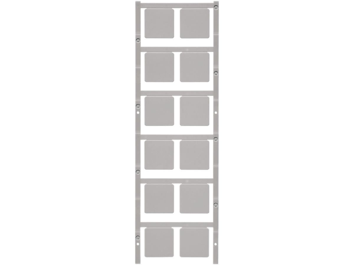 Gerätemarkierer Weidmüller MultiCard SM 27×27mm PA66 grau