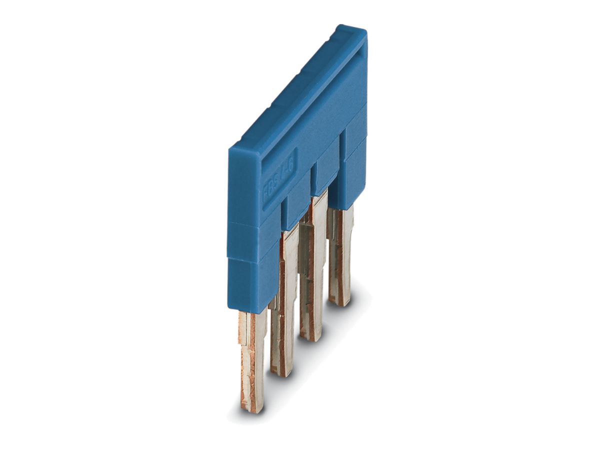 Steckbrücke 6mm 4L blau CLIPLINE
